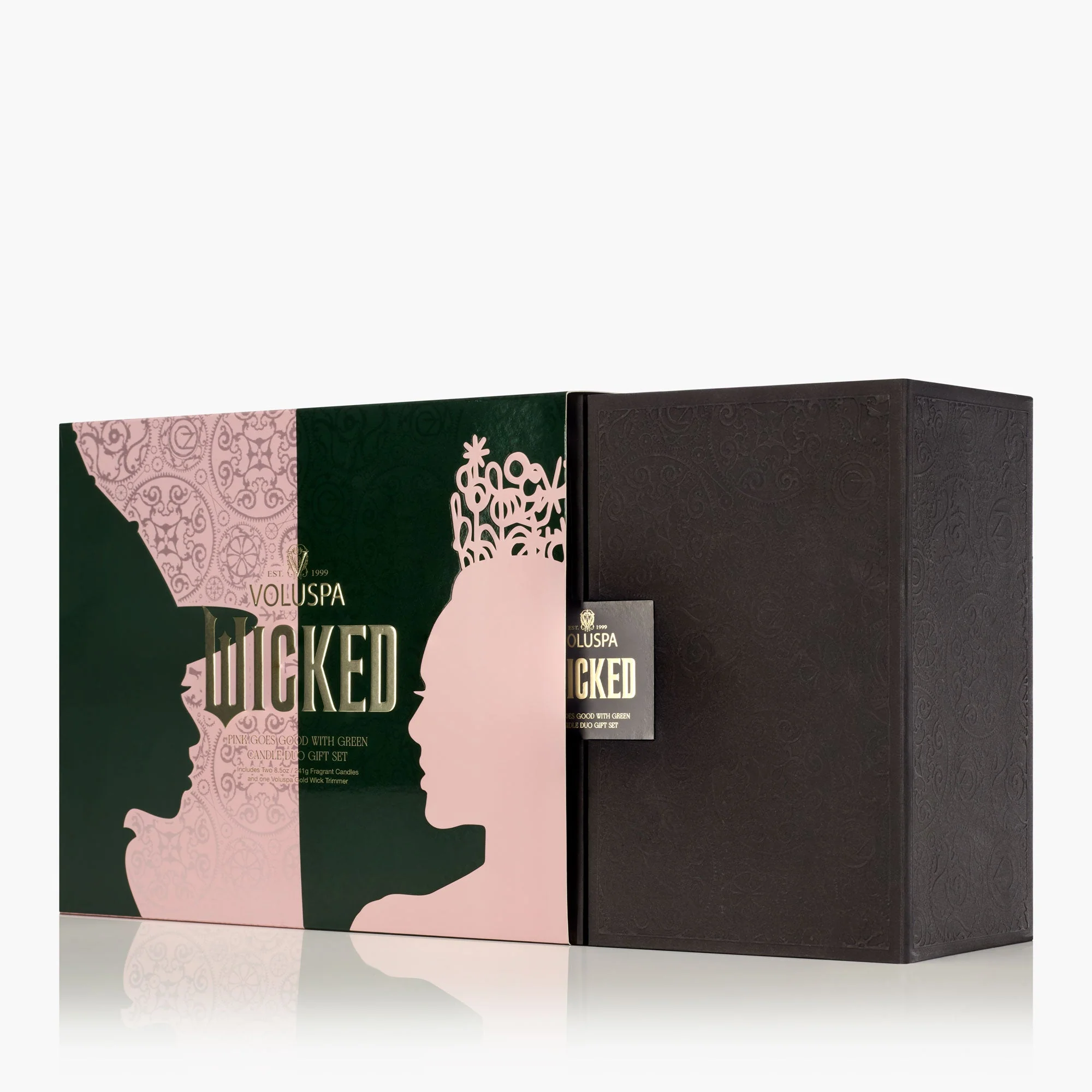 Pink Goes Good With Green - Candle Duo Set