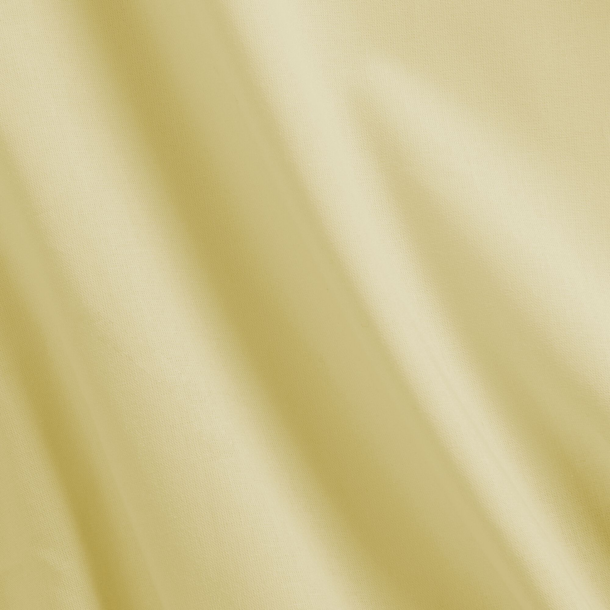 EOLI - Drap housse en coton 90x200cm B30cm - jaune paille