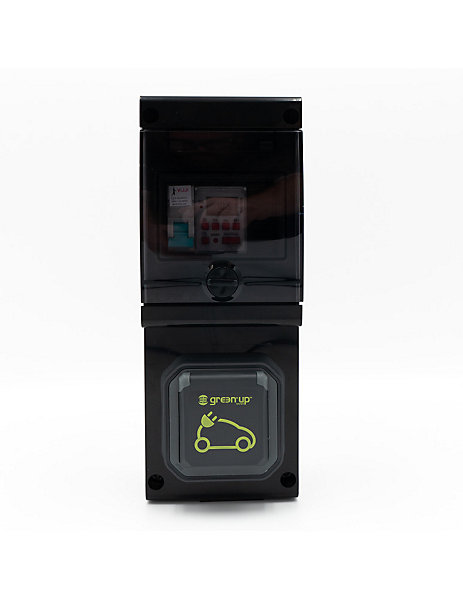 Borne De Recharge Avec Horloge équipée D'une Prise Green'up Complète Avec Protections