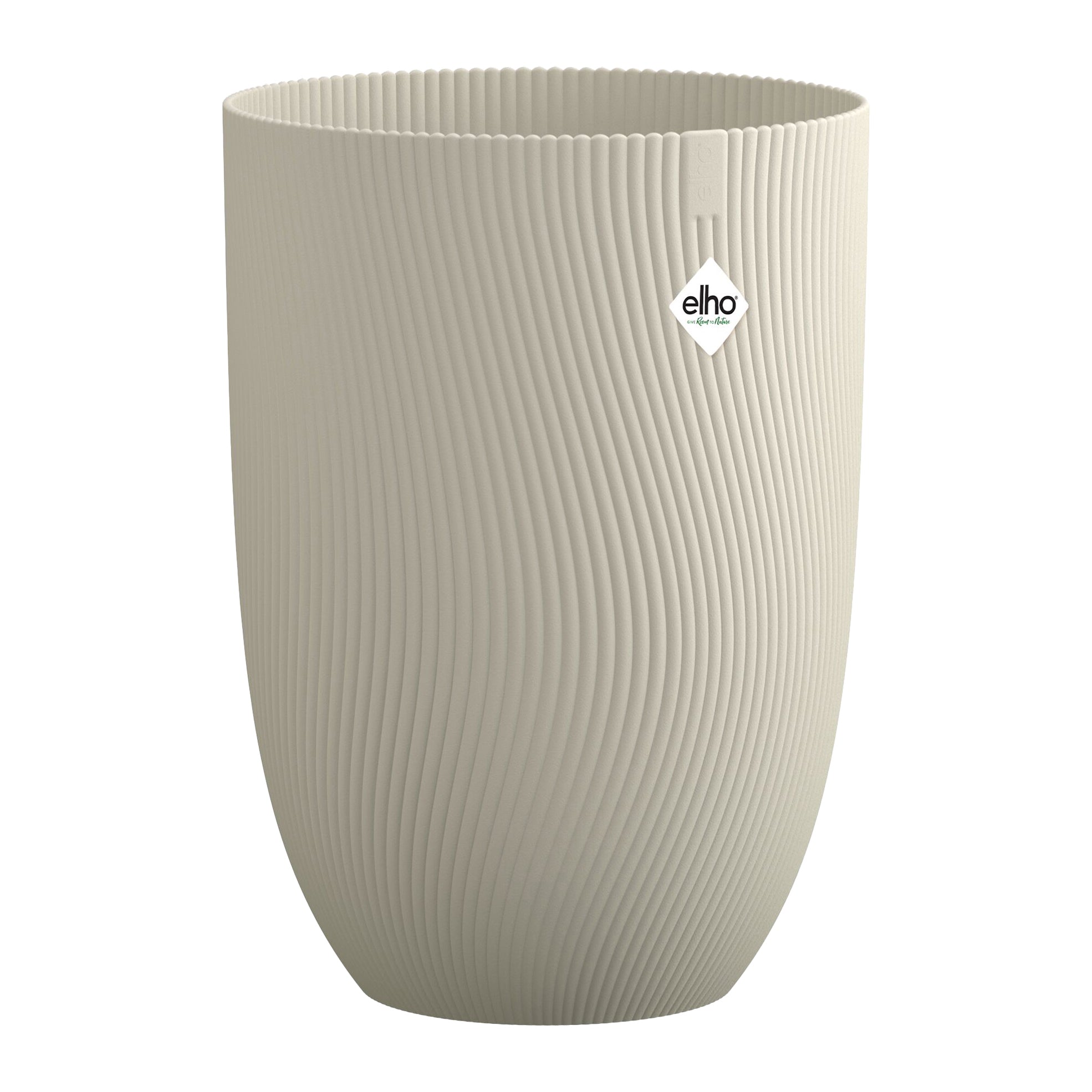 Elho Sereh Hoog - Beige - Ø 39 x H 53 cm - Balkon, Binnen en Buiten -