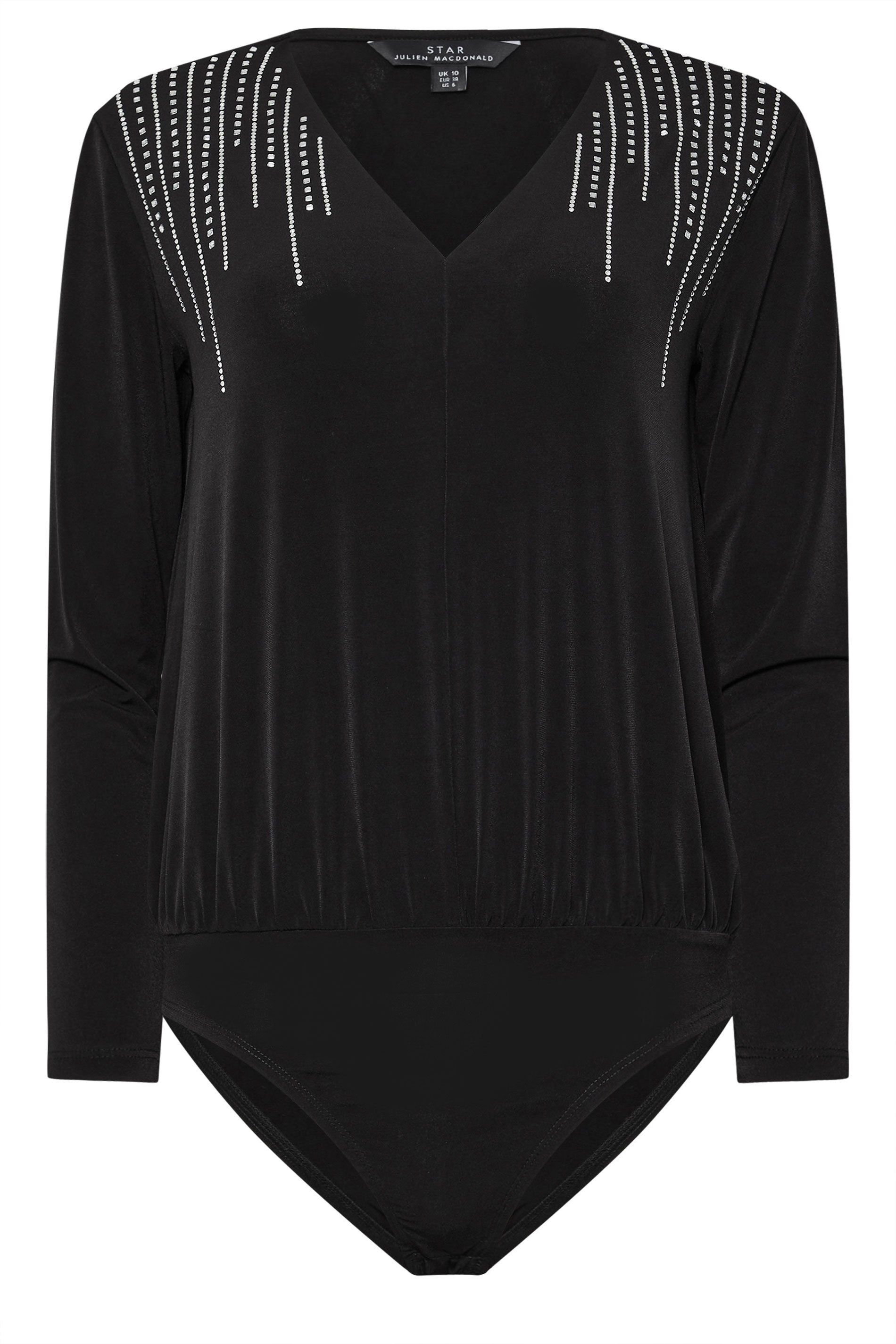 Star by Julien Macdonald Embellished Shoulder Bodysuit