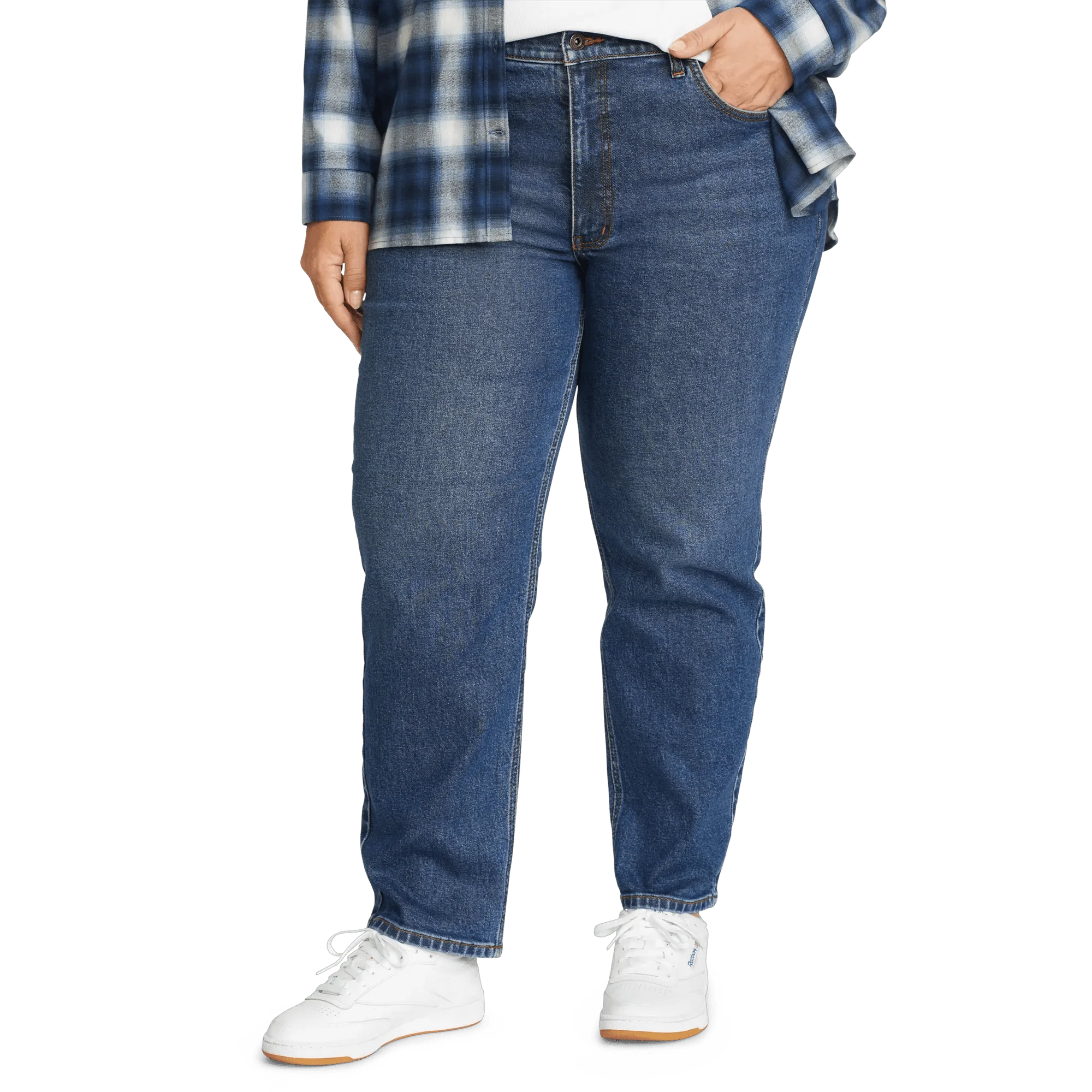 Women's Authentic High-Rise Straight Leg Jeans