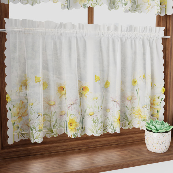 Zazdrostka woalowa 100x40 cm Wiosenna Polana ozdoba okna