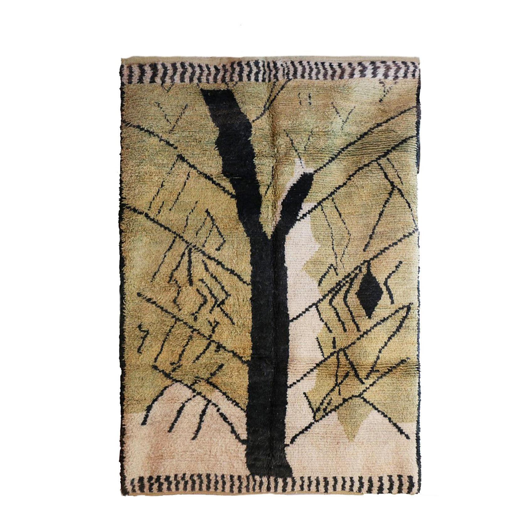 AFK Living vloerkleed Berber - handgemaakt - Wol - 80 cm x 240 cm
