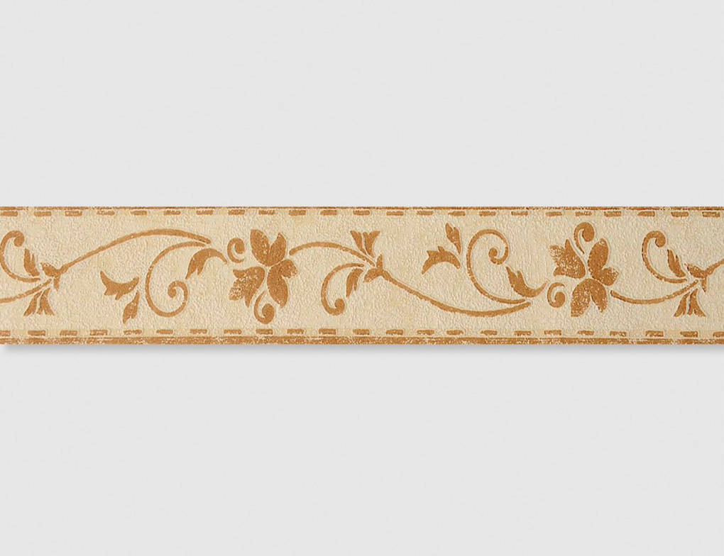 Tapetenborte Vinyl Ranke Beige
