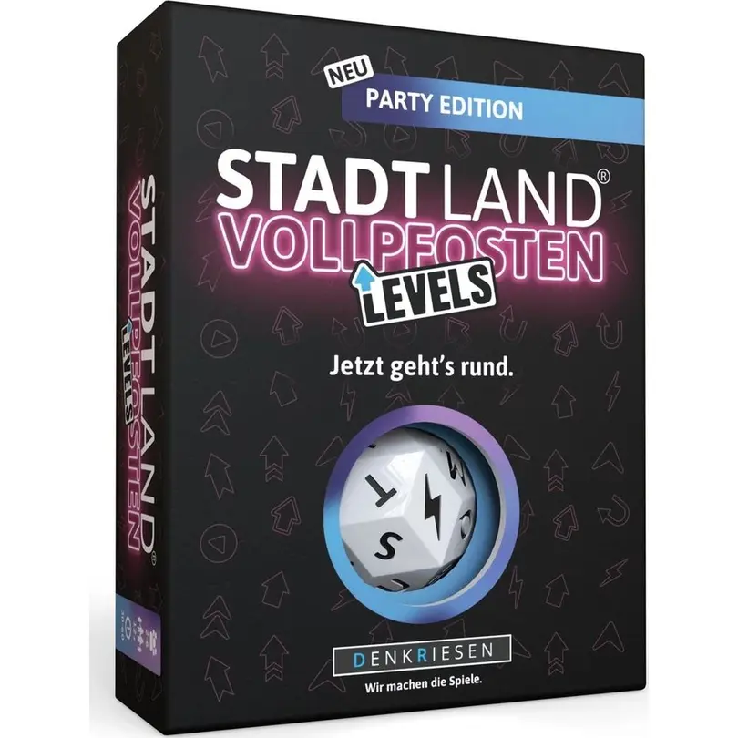 Party-Spiel Stadt Land Vollpfosten Levels