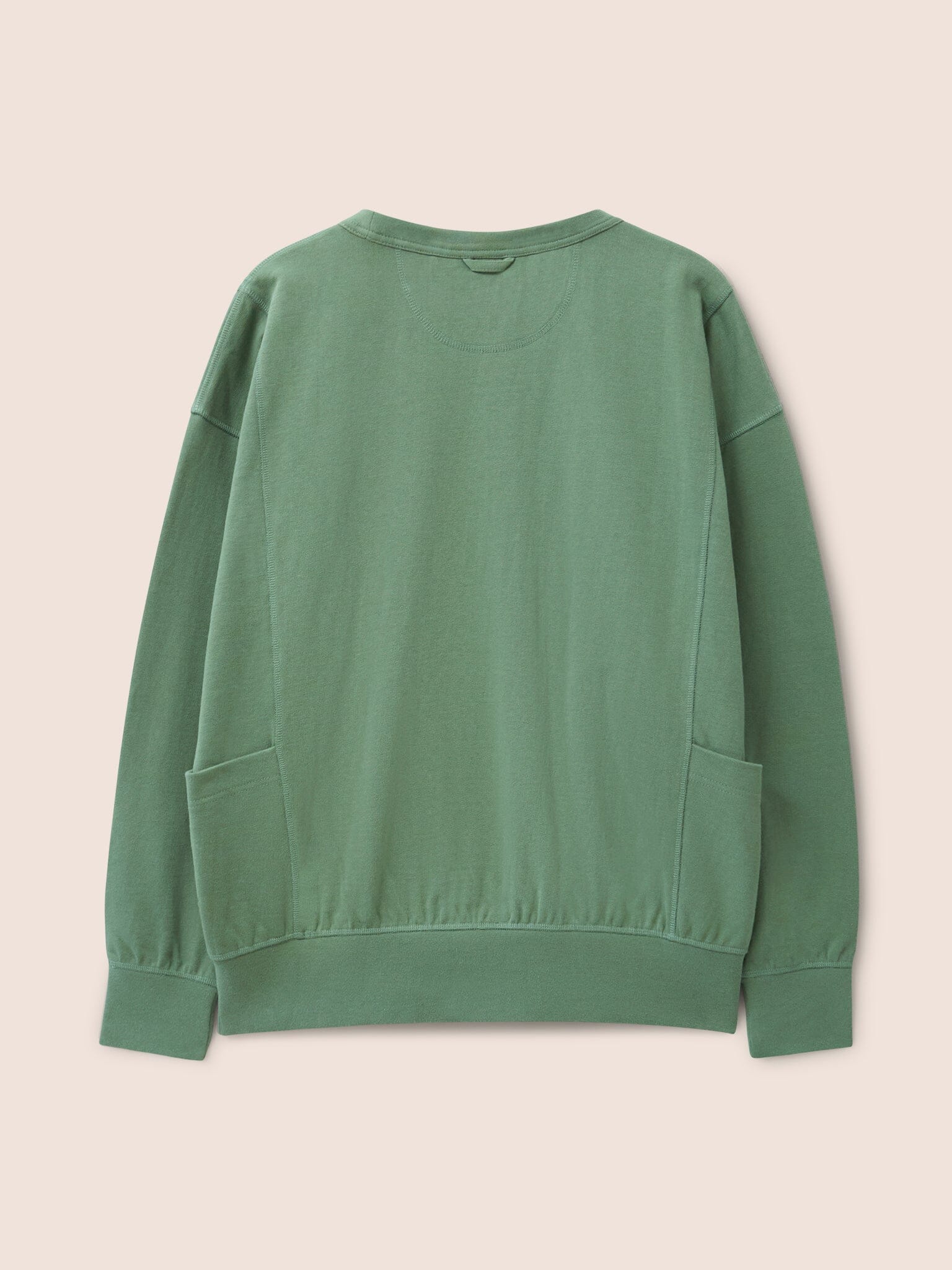 Como Organic Cotton Pocket Sweatshirt in Green