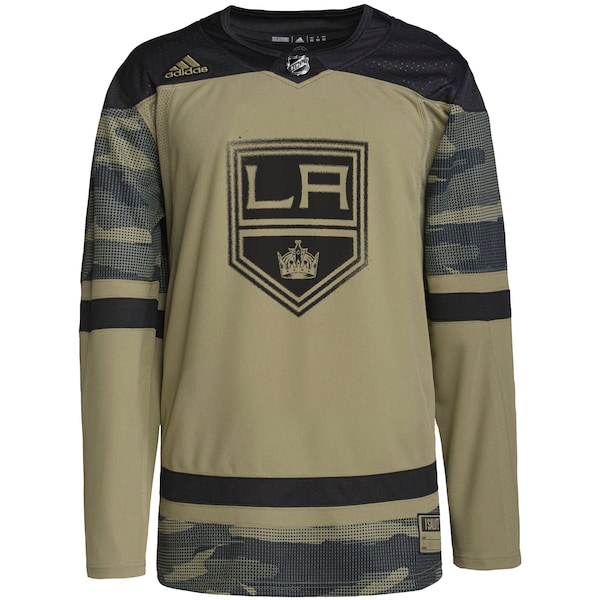 Los Angeles Kings adidas Military Appreciation Team Authentic Practice Jersey - Camo