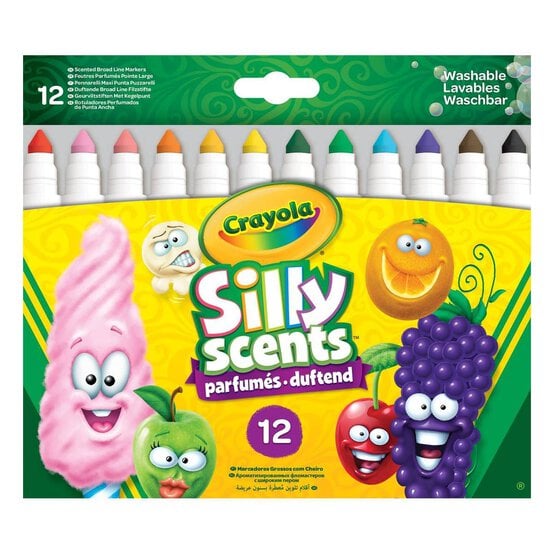 Crayola Silly Scents Broad Line Scented Markers 12 Pack