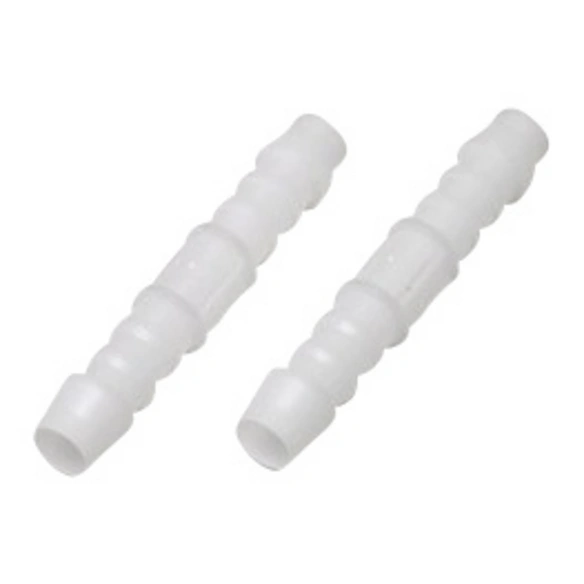 Schlauchverbinder, Länge: 6,4 cm, Kunststoff, weiß