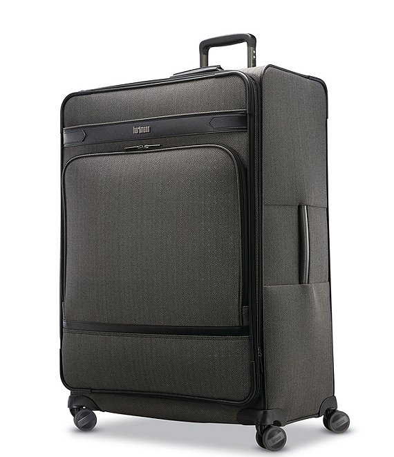 Herringbone Deluxe Large Expandable Spinner Suitcase