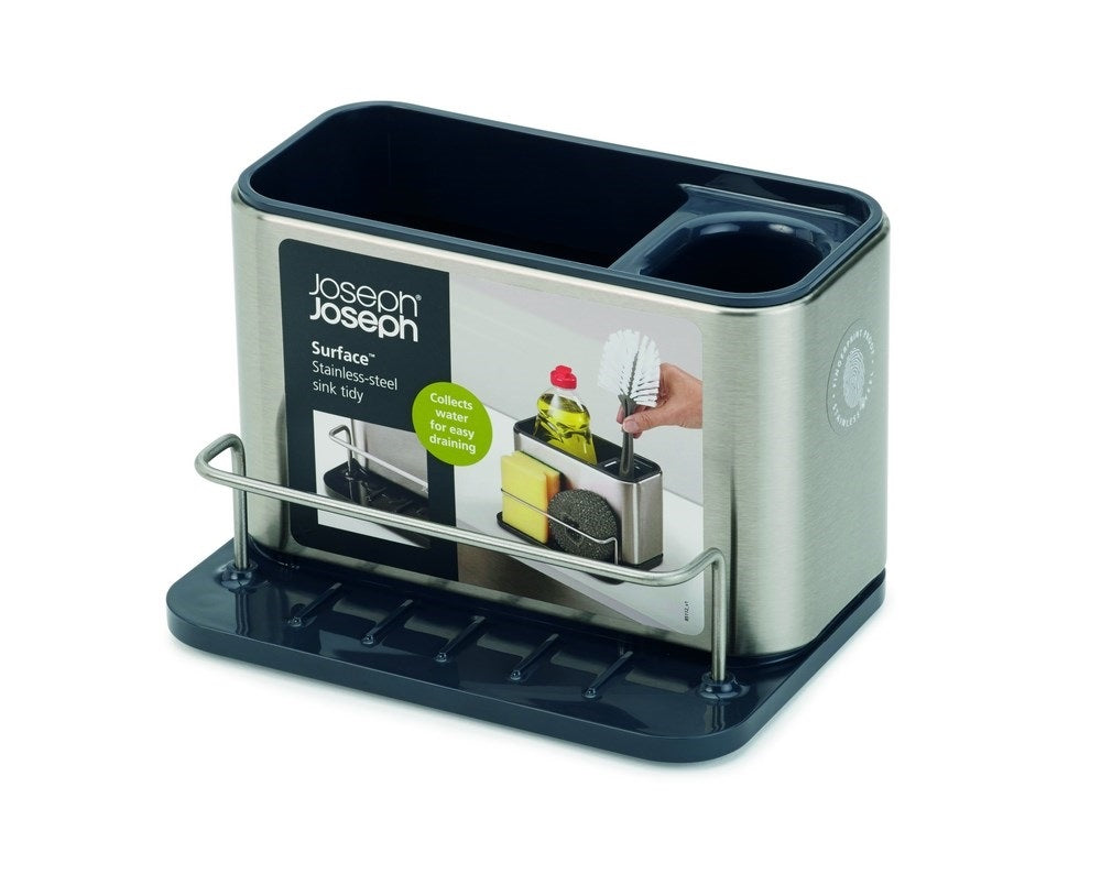 Joseph Joseph Surface RVS Gootsteenorganiser - Zilver / Zwart