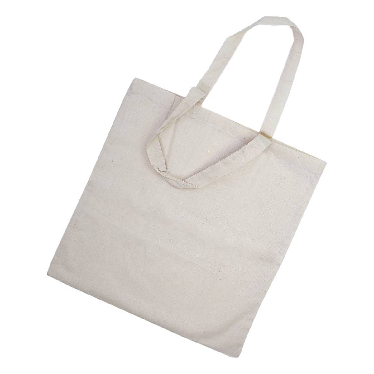 Natural Cotton Tote Shopping Bag 40cm x 38cm