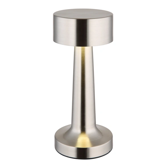 Akku-Tischleuchte »ANGELIKA«, 65lm, Metall, nickel