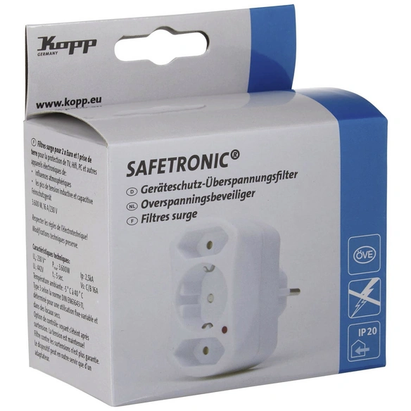 USB-Steckdosenadapter, polarweiß, Thermoplast
