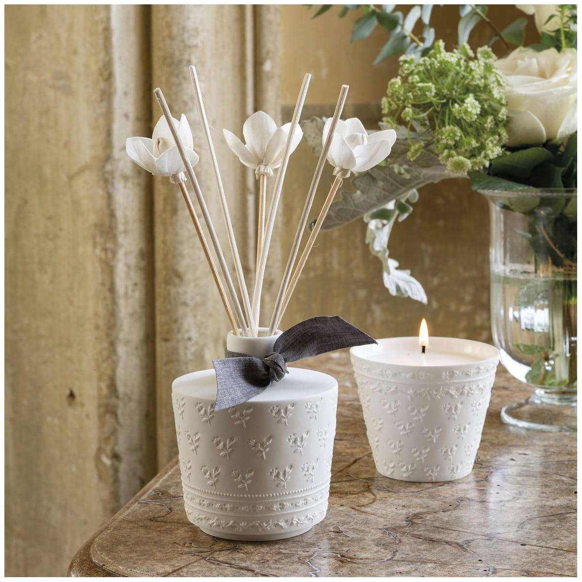 - Bougie Parfumée 170g - Fleur de Coton