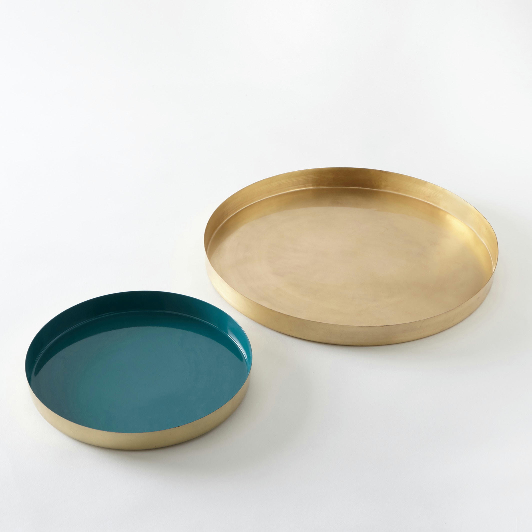 Plateau rond en métal acier, Solador