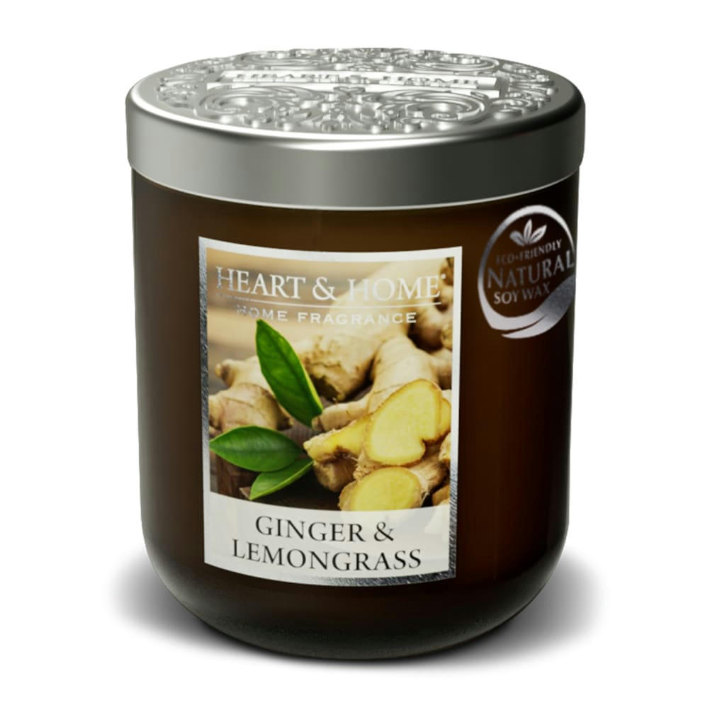 - Bougie heart and home gingembre et citronnelle