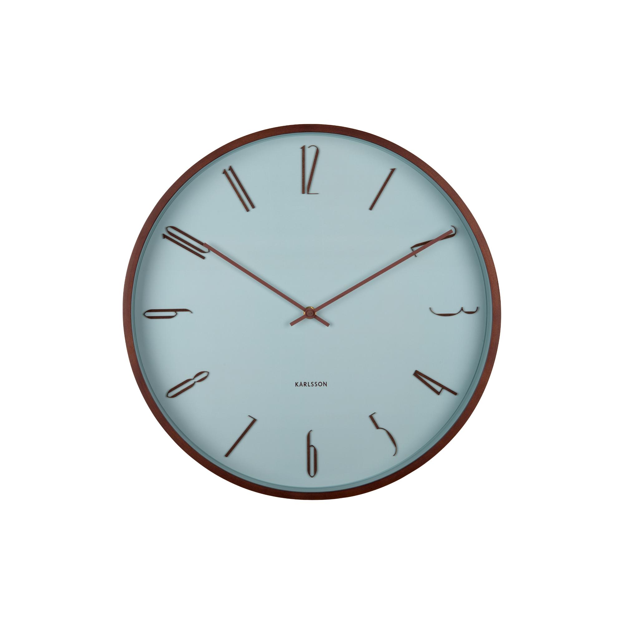 Karlsson wandklok Scandia - blauw - Ø40cm