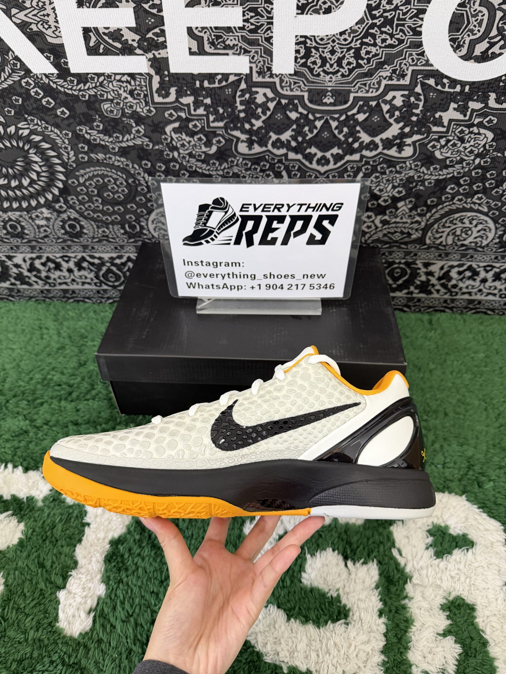 Kobe 6 Protro Playoff Pack White Del Sol