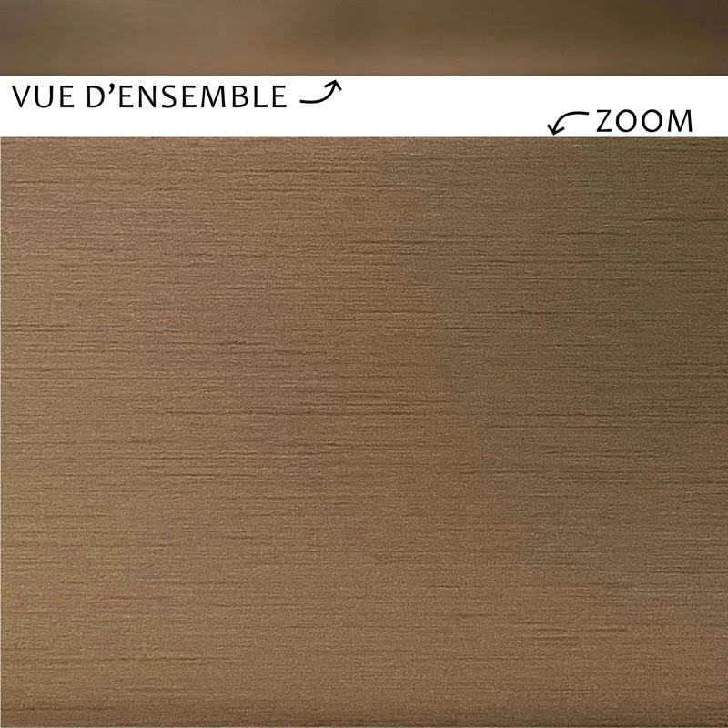 BRONZE BROSSE - Plinthe PVC lot de 25 L200xH. 8cm Marron Indus