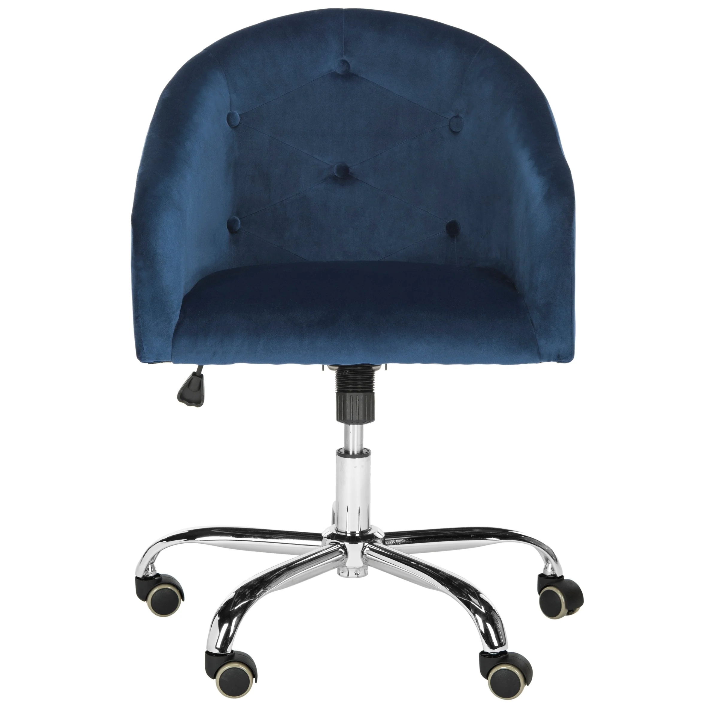 SAFAVIEH Hugrin Tufted Swivel Adjustable Office Chair - 24Wx22Dx35H