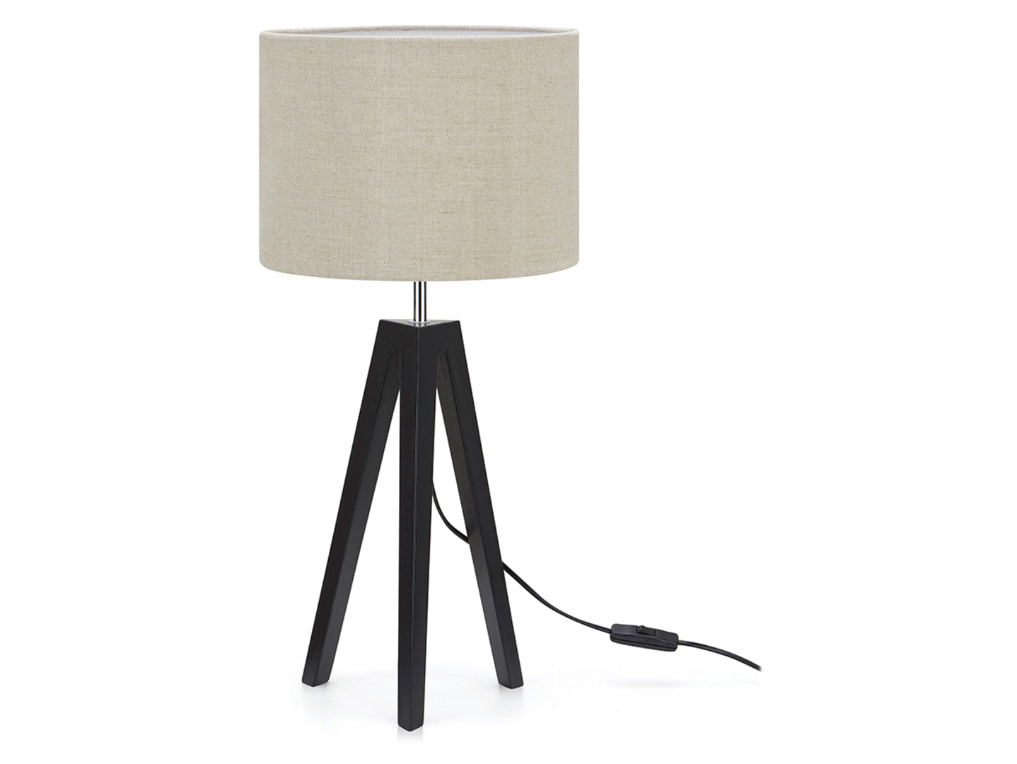 Lampa stołowa Lunden tkaninowa beżowa