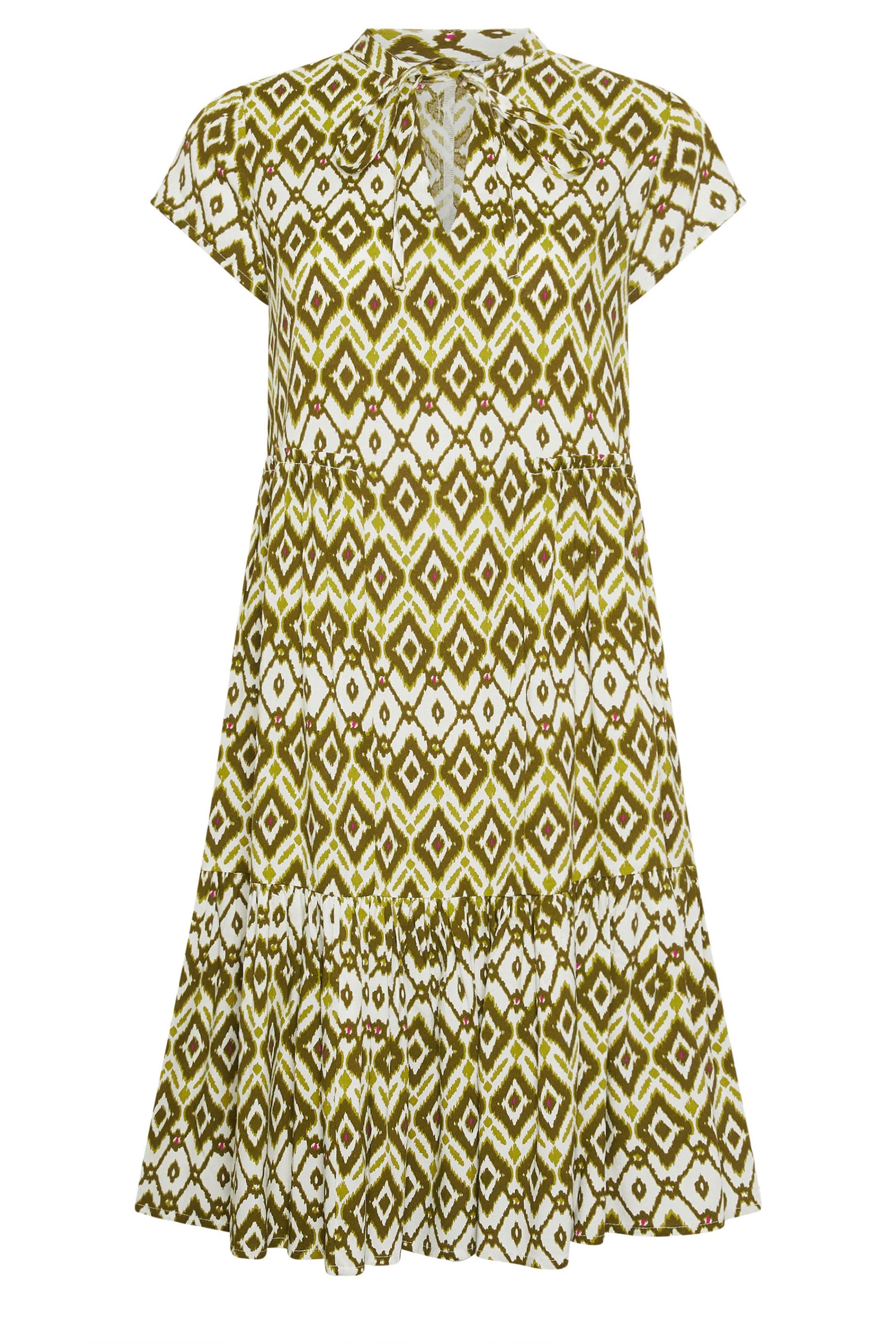 PixieGirl Petite Abstract Smock Midi Dress
