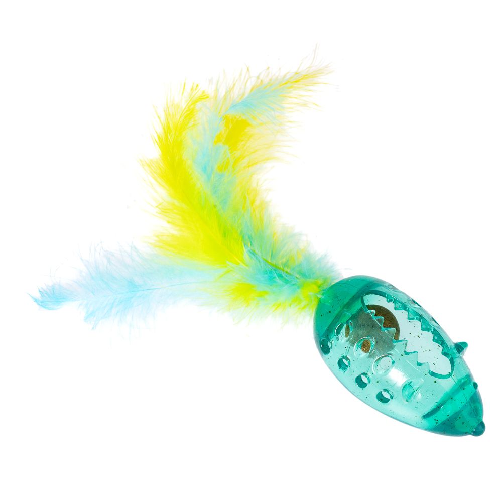TIAKI Mouse with Catnip Ball & Feathers