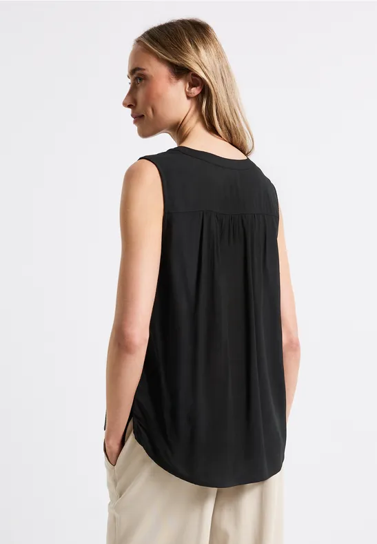 Split Neck Blusentop