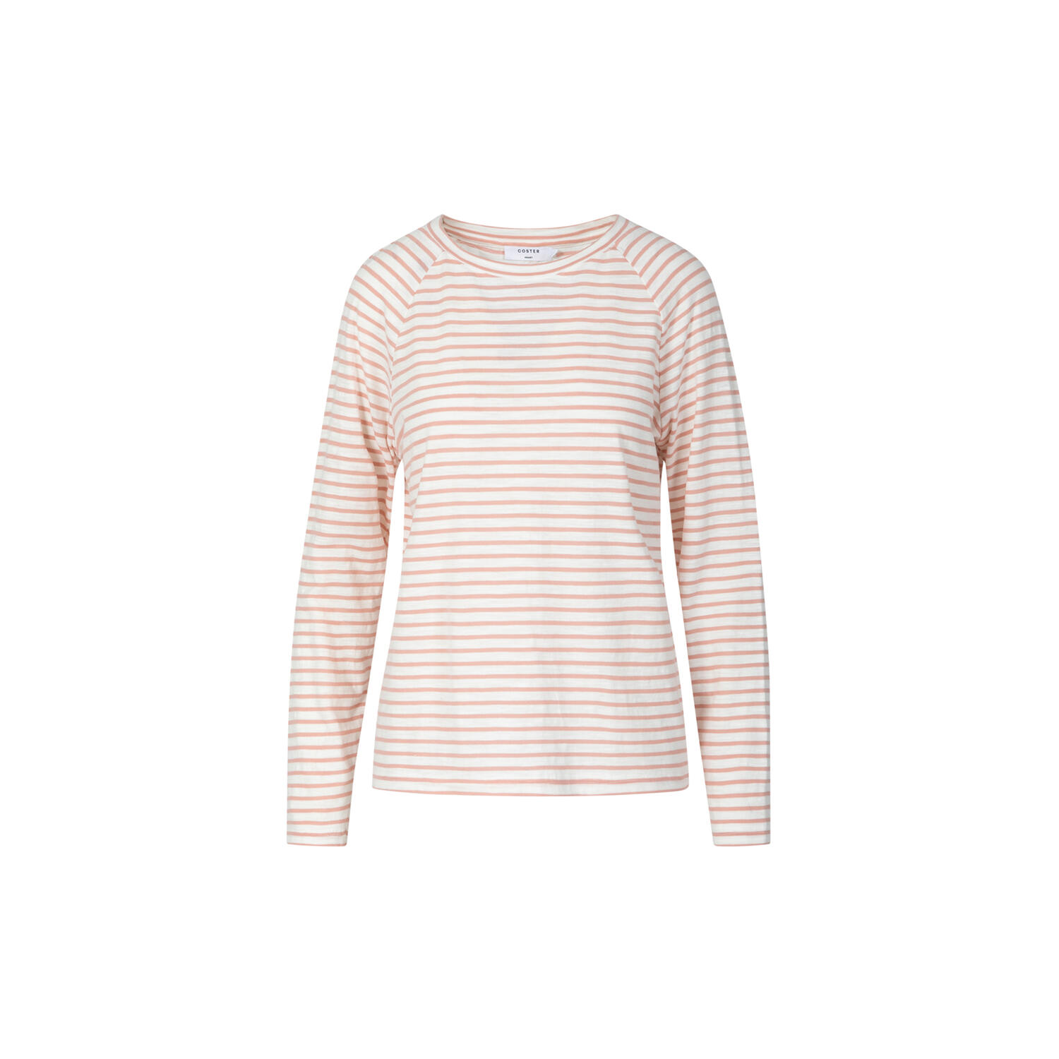 SILLA stripe longsleeved t-shirt, light pink/white stripe