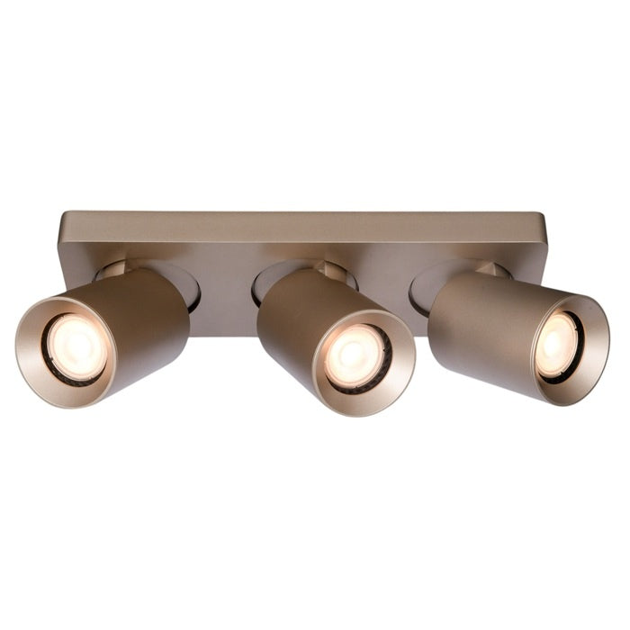 Artdelight Spot Megano Champagne GU10 3Lichts
