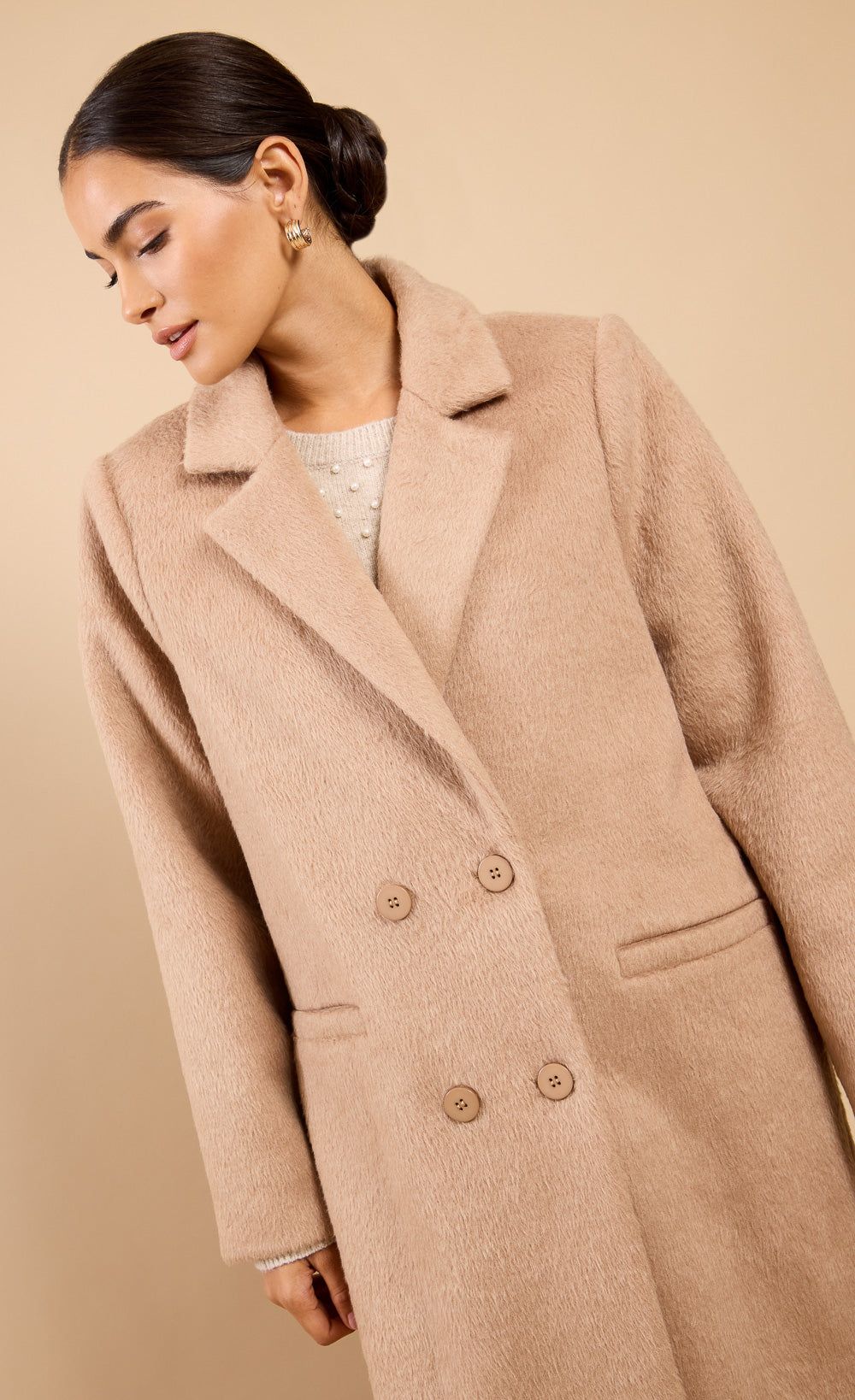 Little Mistress Oatmeal Coat