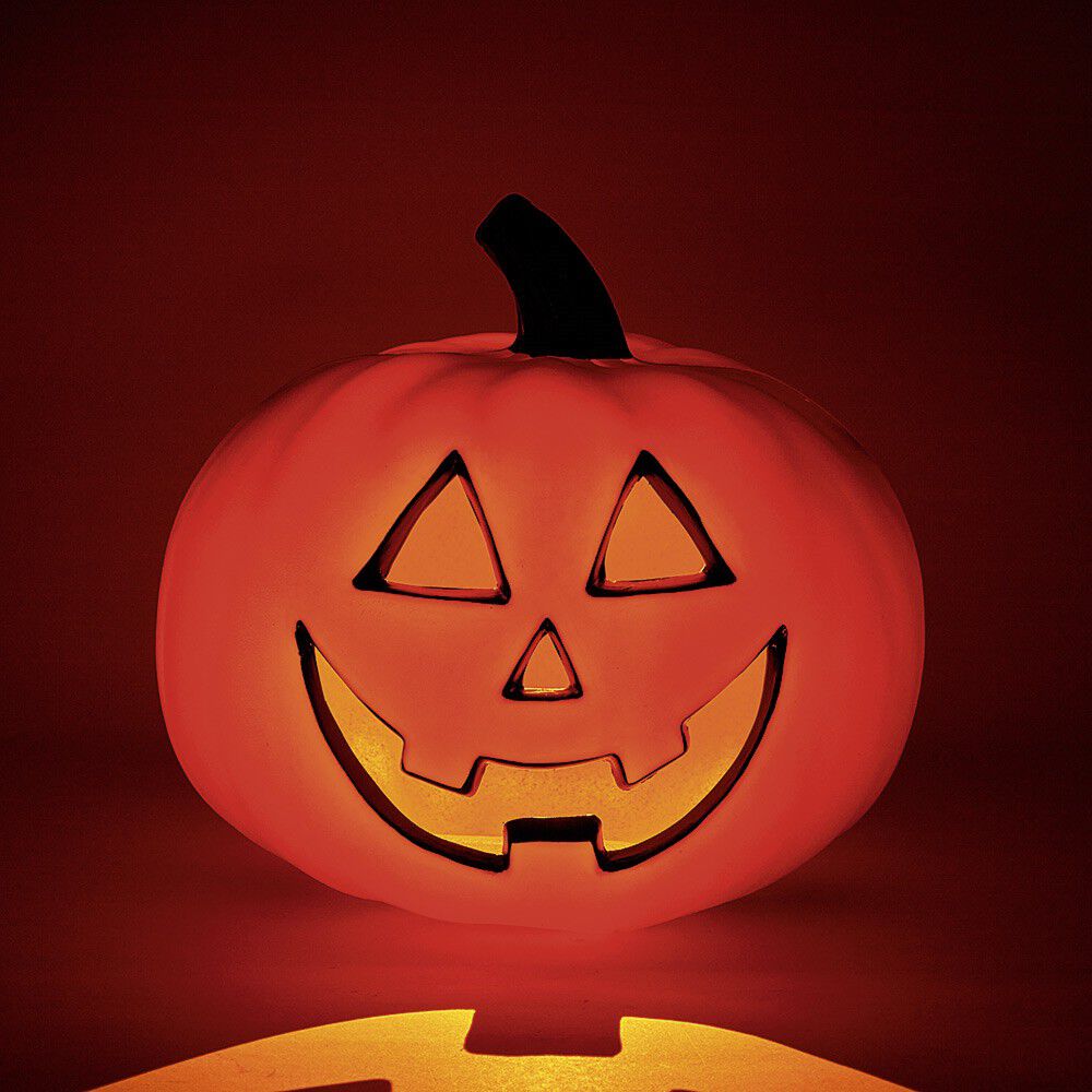 Tête de citrouille LED décoration Halloween