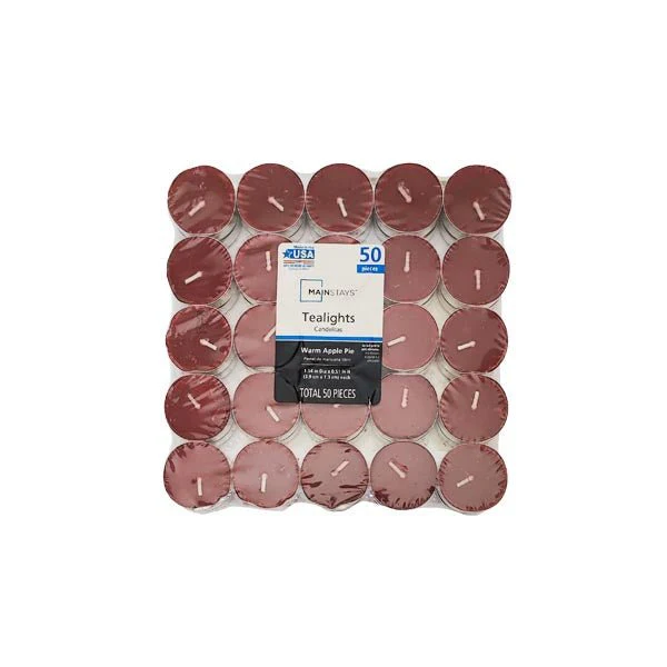 Ms Tealights 50PK Warm Apple Pie
