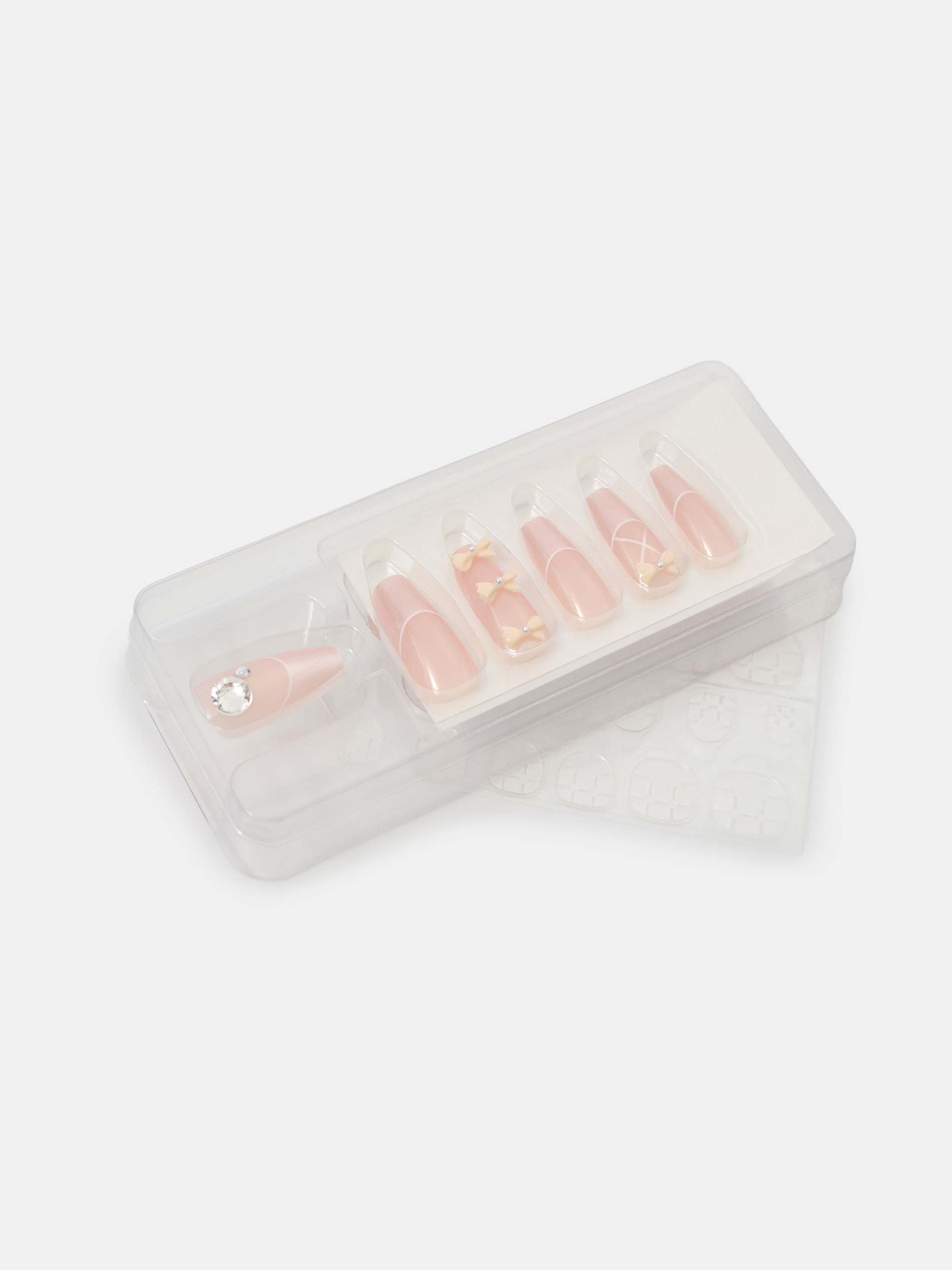 Sztuczne paznokcie z ozdobnymi aplikacjami 24 pack