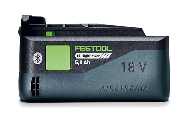 Batterie haute puissance BP 18 Li 5,0 HPASI Festool - 18 V 5,0 Ah, Li-HighPower, recharge rapide