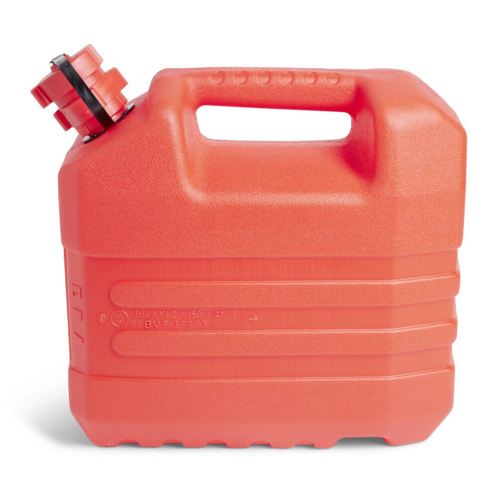 Jerrican spécial hydrocarbure plastique rouge - 10L