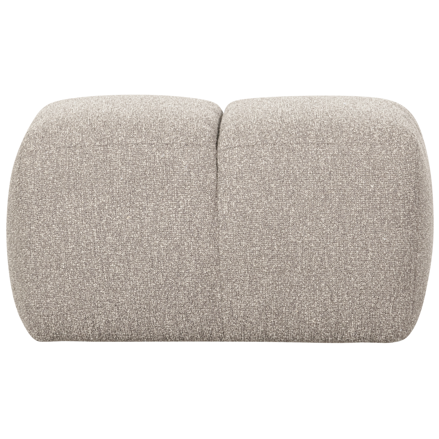 WOOOD poef Mojo - Bouclé - Beige Melange - 80x60x45