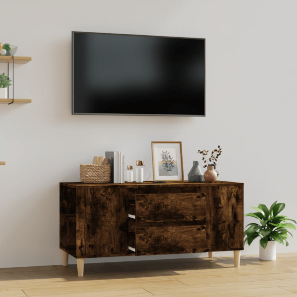 Szafka pod TV przydymiony dąb 102x44.5x50 cm