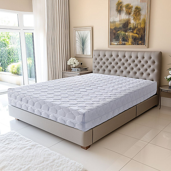 Matelas 140x190 - 20 cm - pour sommier electrique/mecanique - soutien ferme - confort optimal - usage quotidien - protege matelas