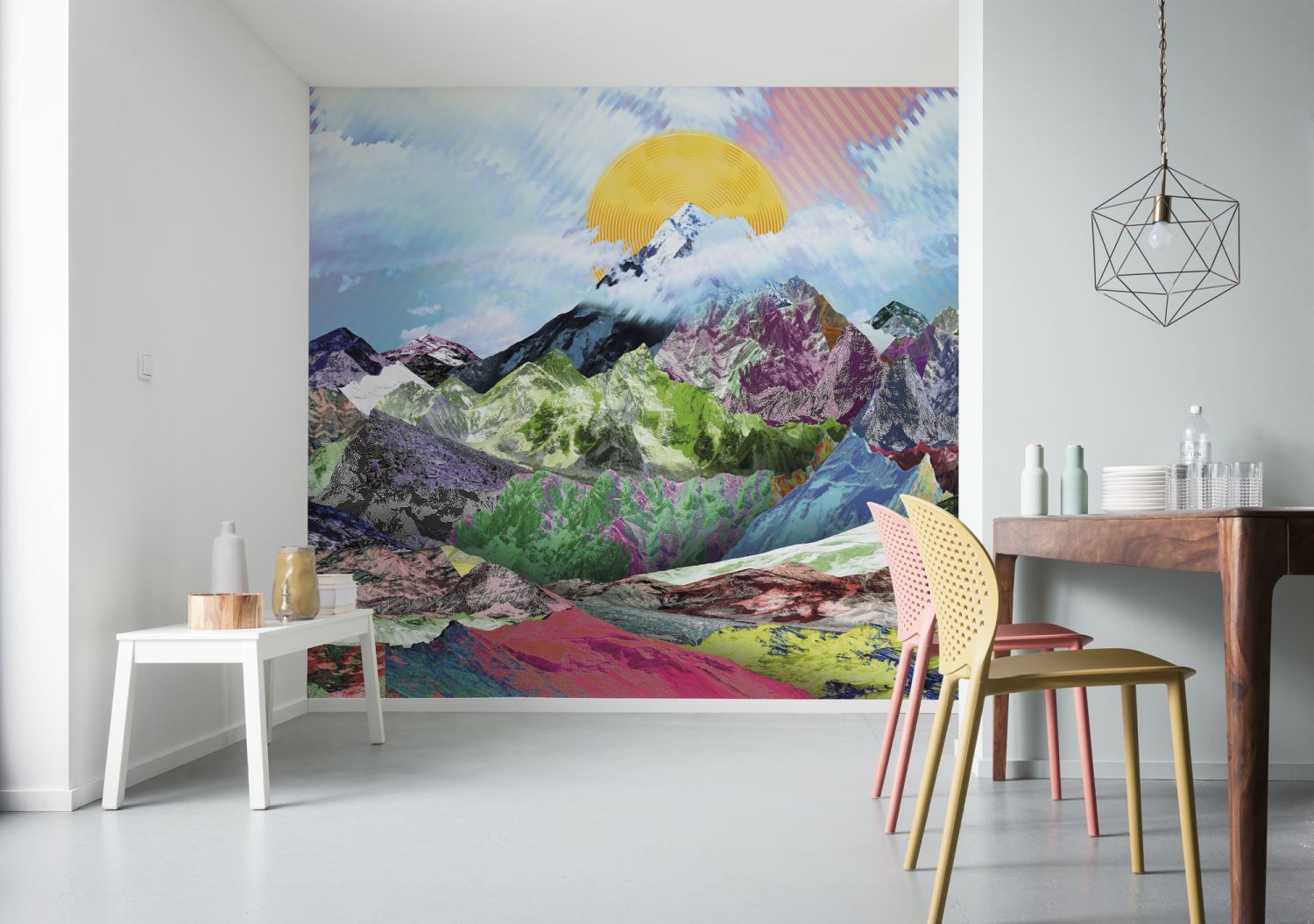 Sanders & Sanders fotobehang landschap multicolor - 300 x 250 cm - 611908
