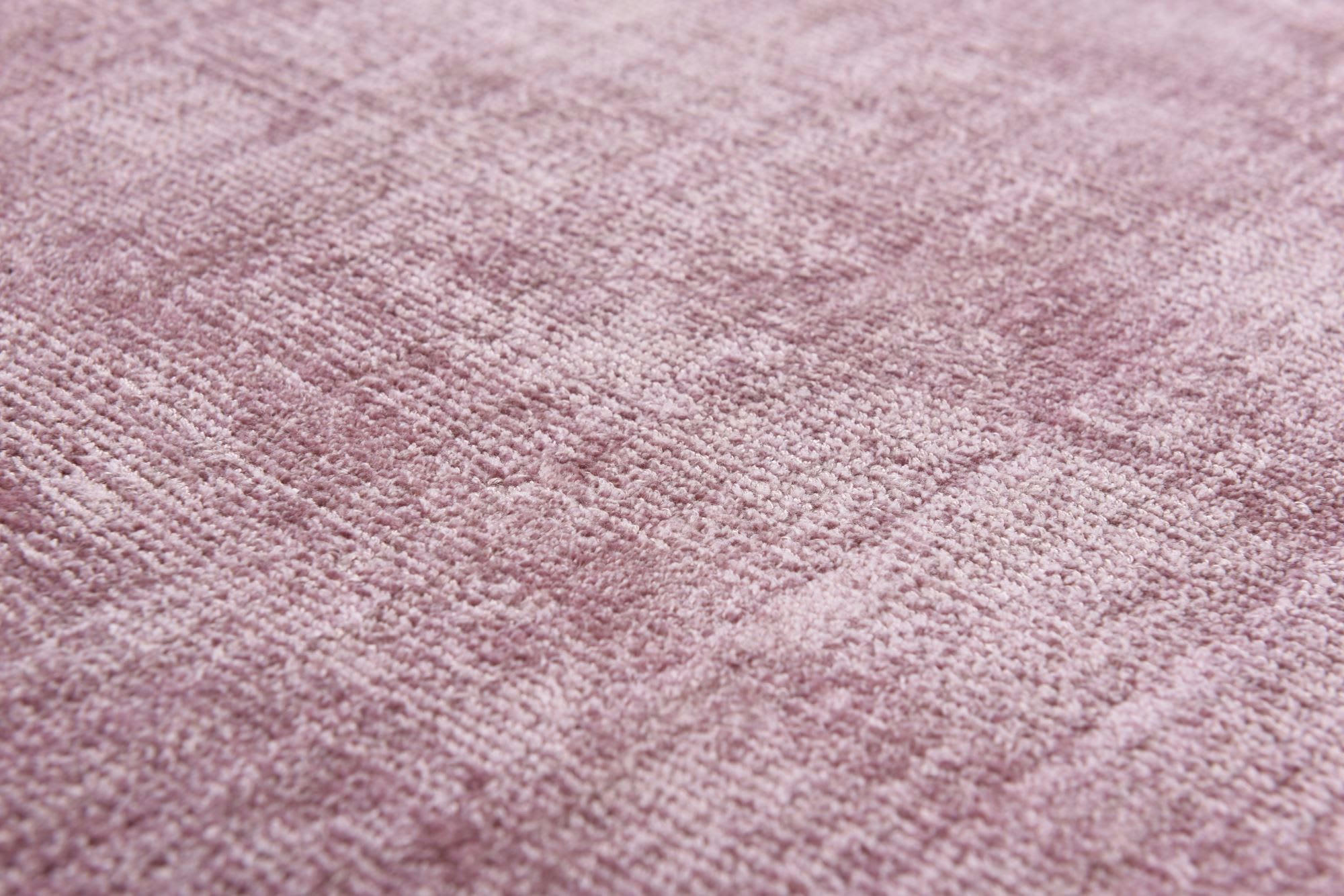 SHINE - Tapis élégant avec un doux brillant en viscose Rose 85x155