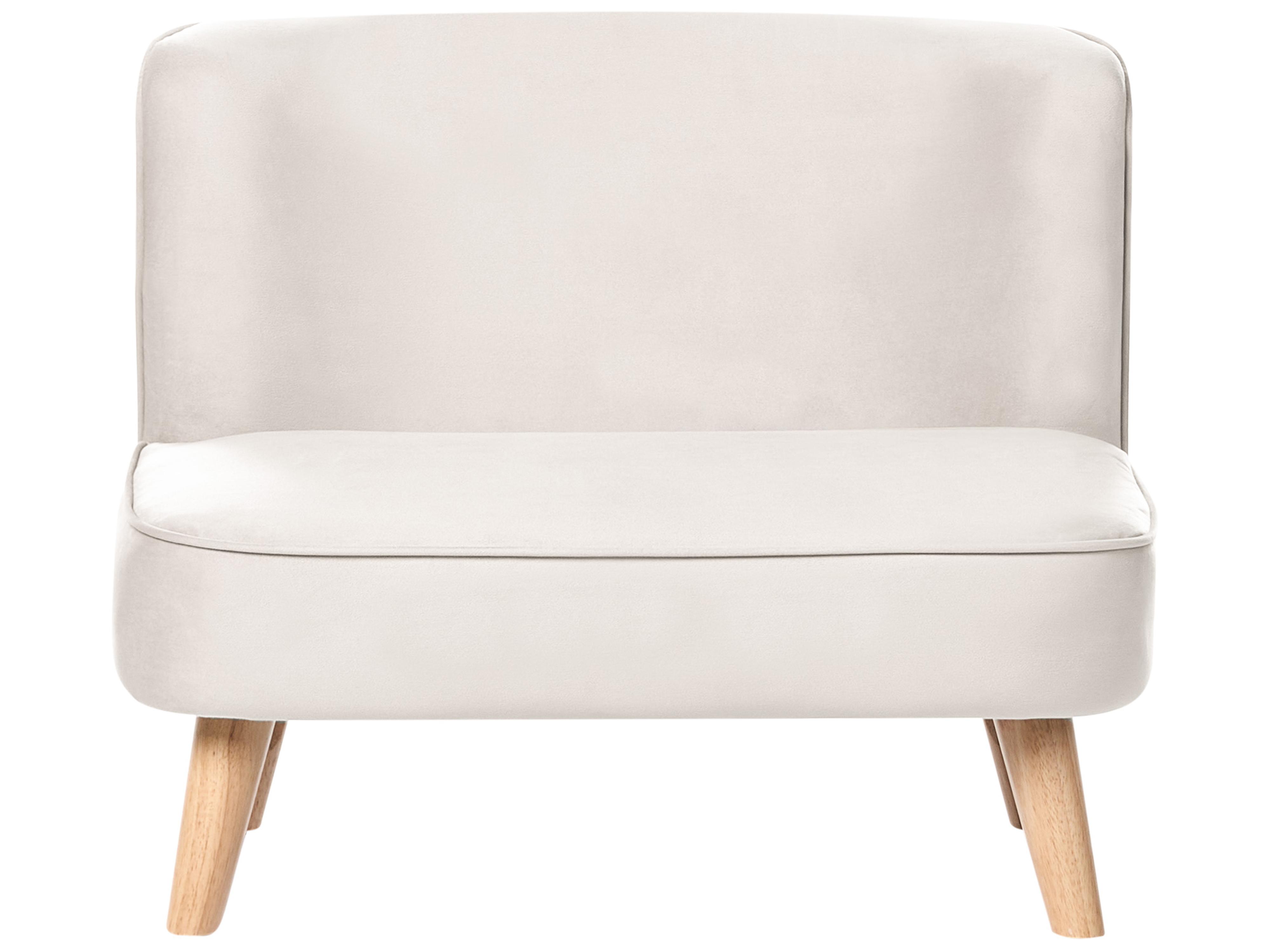 Kids Sofa RISBY Velvet Beige