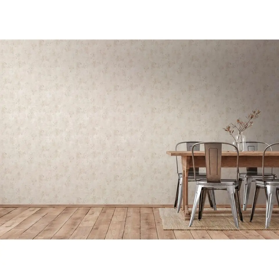 A.S. Cr&eacute;ation behang steen cr&egrave;me, beige en bruin - 53 cm x 10.05 m
