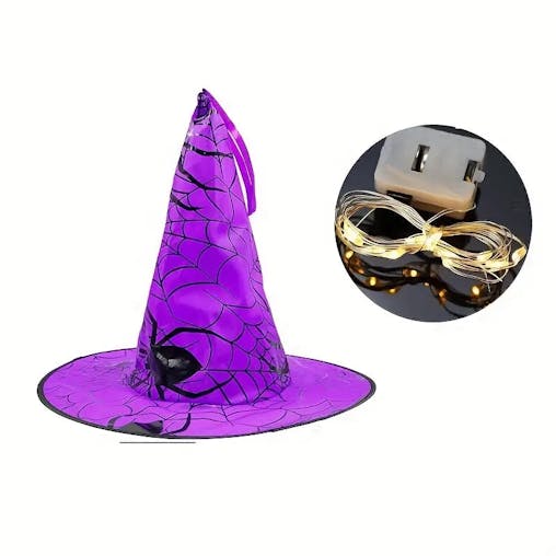 NNETM Witchy Illuminations: 8 Enchanted Hanging Hat Lights