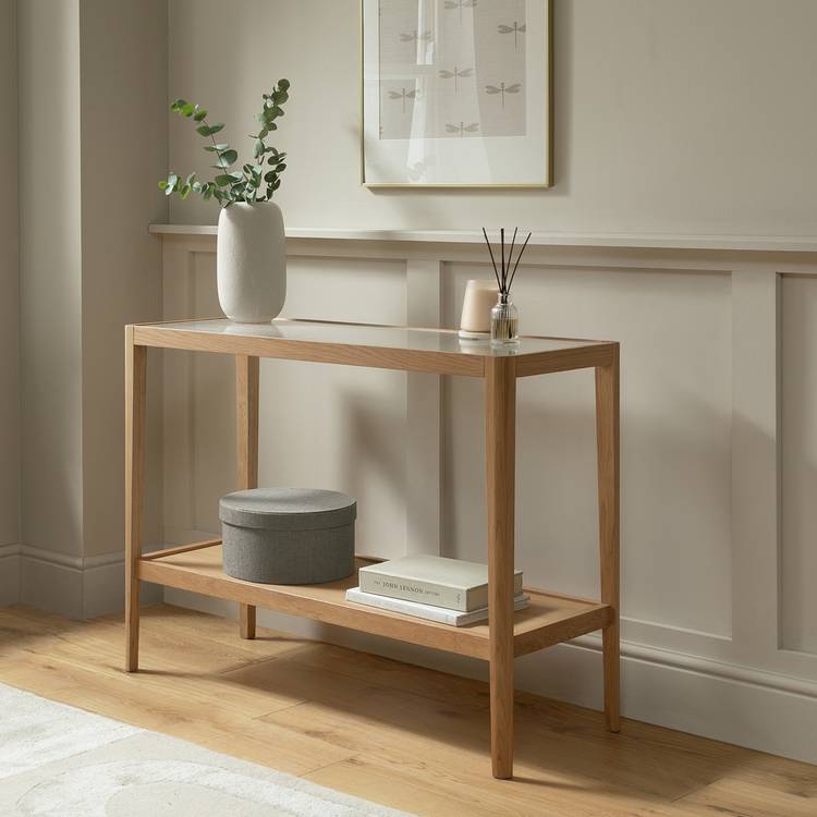 Habitat Camellia Console Table - Natural