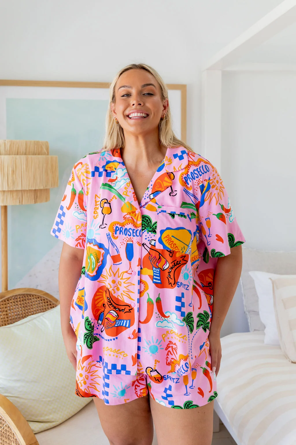 Marley Linen Blend Shirt in Cin Cin