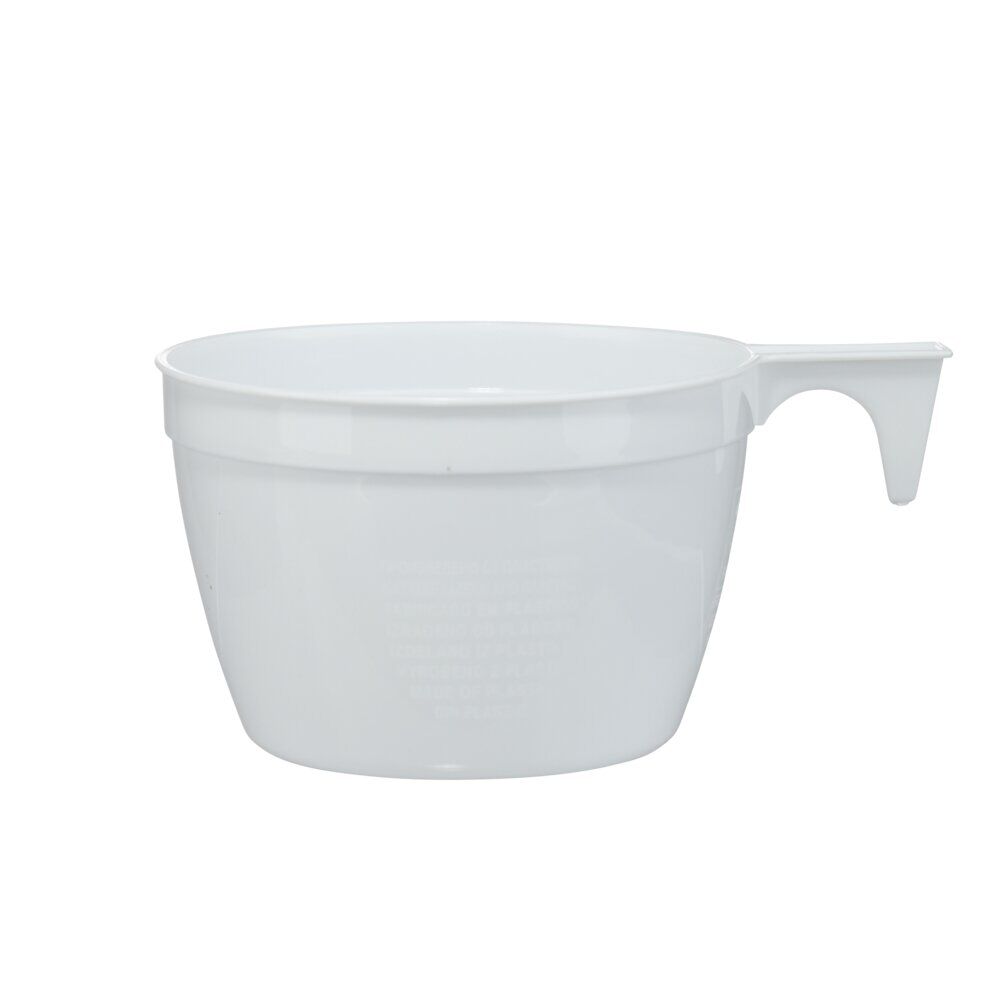 Tasse cappuccino plastique x12 blanc Ø8,5xH5,5cm