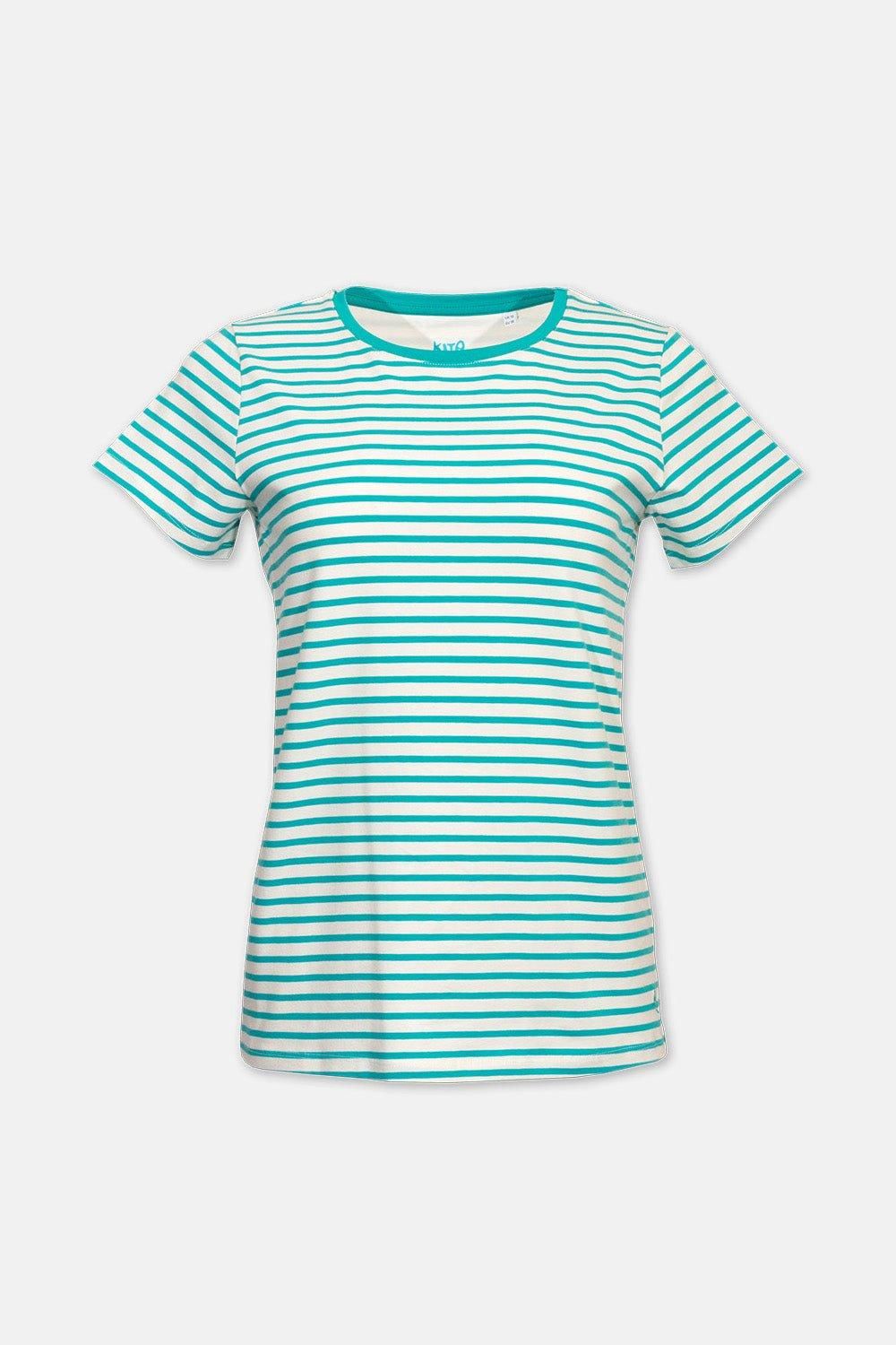 Kite Tarrant Jersey Top Aqua Stripe